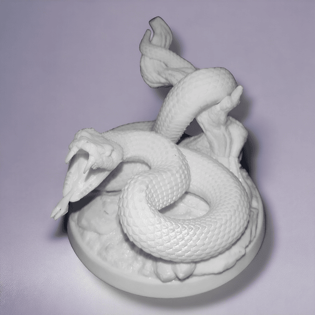 Figura 3D, Serpiente Nagini, Harry Potter (Alta Resolución)