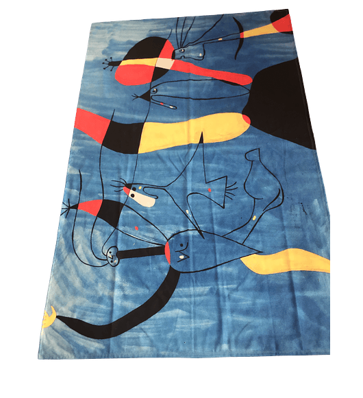 Personaje con fondo Azul   Joan Miró 1938