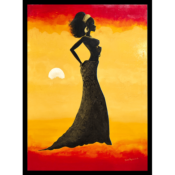 AFRO WOMAN GOLDEN LOVER