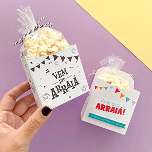 Caixinha para pipoca - São João