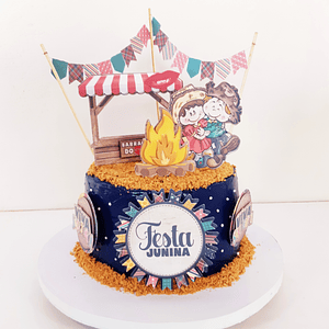 Topo de Bolo São João - Festa Junina