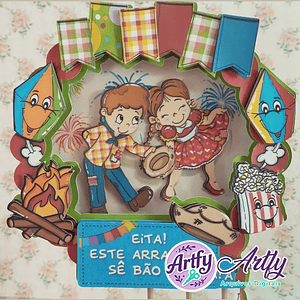 Topo de Bolo São João - Festa Junina