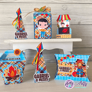 Kit Festa Junina Menino - Variado