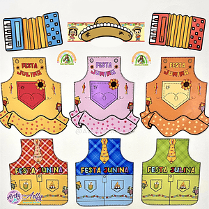 Kit Avental - Festa Junina