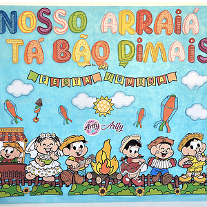 Painel Turma da Mônica - São João