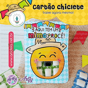 Cartão de Chiclete - São João