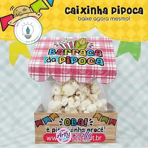 Caixinha Pipoca - São João