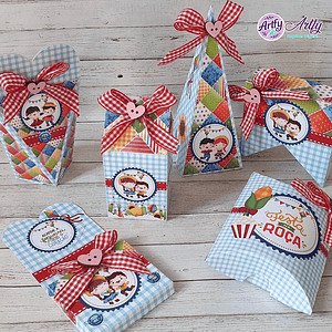 Kit Festa Junina - Variados Azul