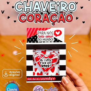 Caixa Chaveiro Coração