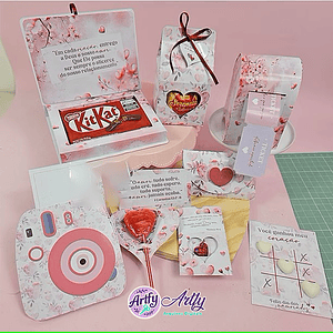 Kit Carinho Namorados  - Rosa