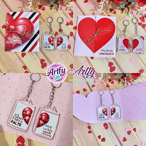 Card P/ Chaveiro Acrílico 