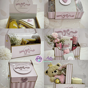 Kit Namorados Fofo - Rosa