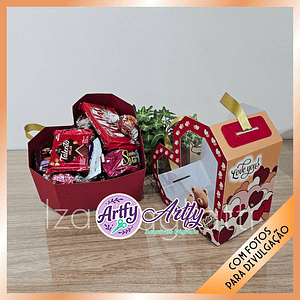 Caixa Coração C/ Sacola