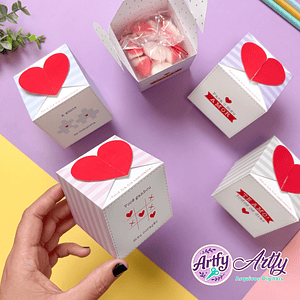 Caixinha Cubo Coração