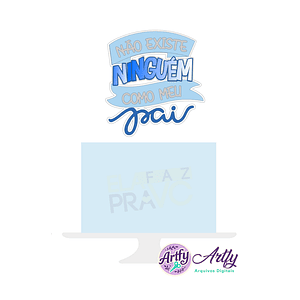 Topo de bolo - Meu pai