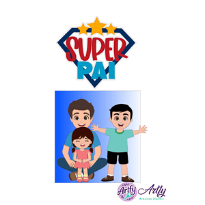 Topo de Bolo - Papai SUPER 