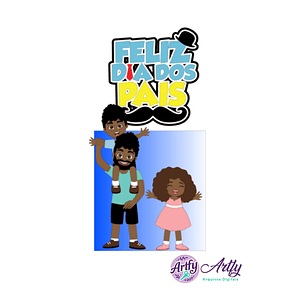 Topo de Bolo - Papai E Filhos