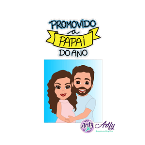 Topo de Bolo - Papai do Ano