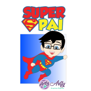 Topo de Bolo - Papai SUPER