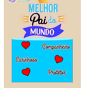 Topo de Bolo - MELHOR PAI