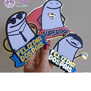 Topo de Bolo - Flork pai