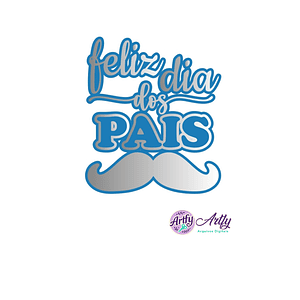 Topo de Bolo - Feliz dia dos Pais