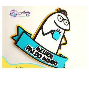 Topo de Bolo - Flork pai