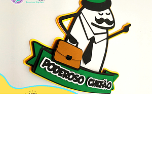 Topo de Bolo - Flork poderoso pai