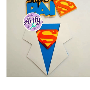 Topo de Bolo - Super Pai 