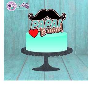 Topo de Bolo - Papai te amo