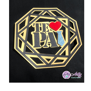 Topo de Bolo - Pai te amo