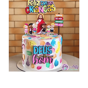 Topo de Bolo - Feliz dia das crianças