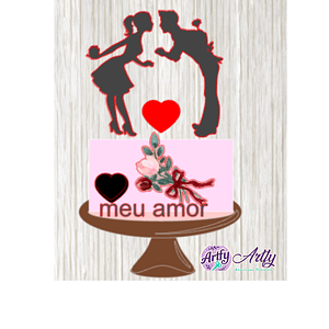 Topo de bolo - Meu amor