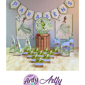 Kit Festa- A princesa e o Sapo