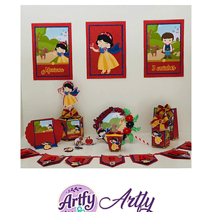Kit Festa - Branca de Neve Completo
