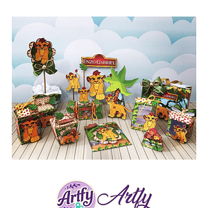 Kit Festa- Rei Leão 