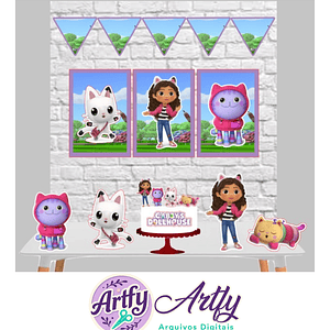 Kit Festa- A casa Mágica de Gaby