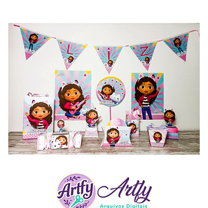 Kit Festa- A casa Mágica de Gaby