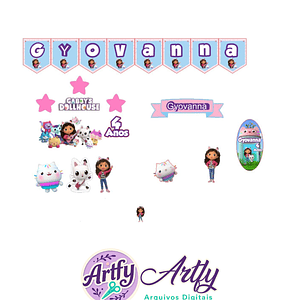 Kit Festa- A casa Mágica de Gaby