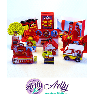 Kit Festa - Bombeiro 