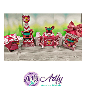 Kit Festa - Bombeiro menina