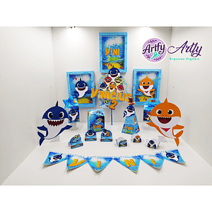 Baby Shark - festa em casa