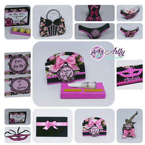 Chá de Lingerie Mimos - kit Festa