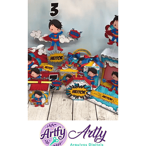 Kit Festa - Super Homem completo