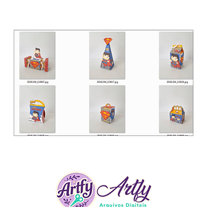 Caixas para Doces- Super Homem 