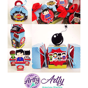 Caixas para Doces- Super Heróis