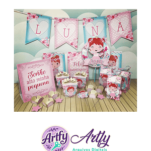 Kit Festa - Só um Bolinho Menina 