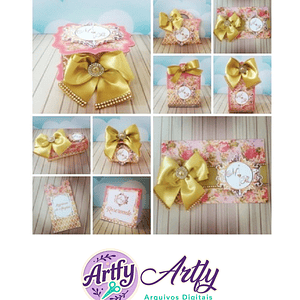 Kit Casamento - Rosa 