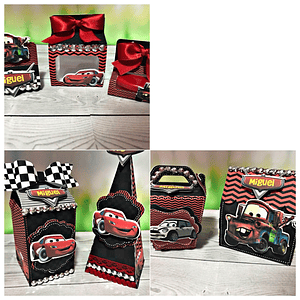 Caixa para doces - Carros 
