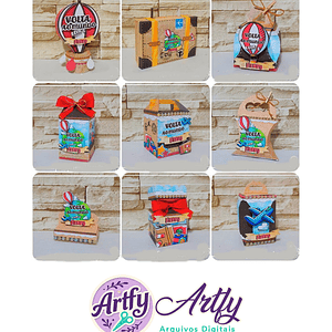 Caixas para Doces- Volta ao Mundo 
